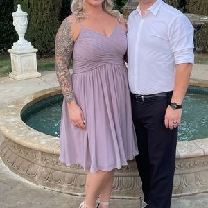 Azazie Sonia
NEVER ALTERED 
Color: Dusk
Size A16